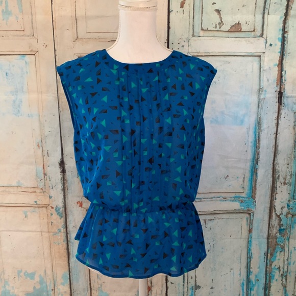 Halogen Tops - Halogen sheer sleeveless blouse Halogen Tops - Halogen sheer sleeveless blouse